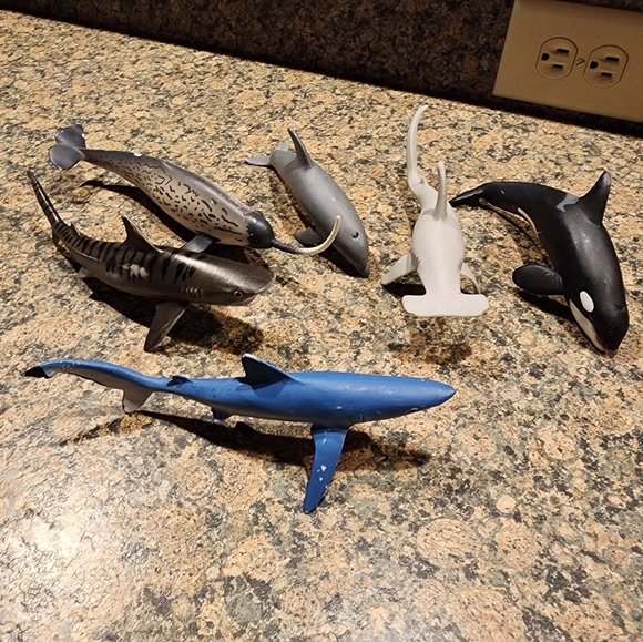 Safari, LTD Other - Safari LTD Monterey Bay Aquarium Collection, Set Of 6 Oceanic Toy Figurines